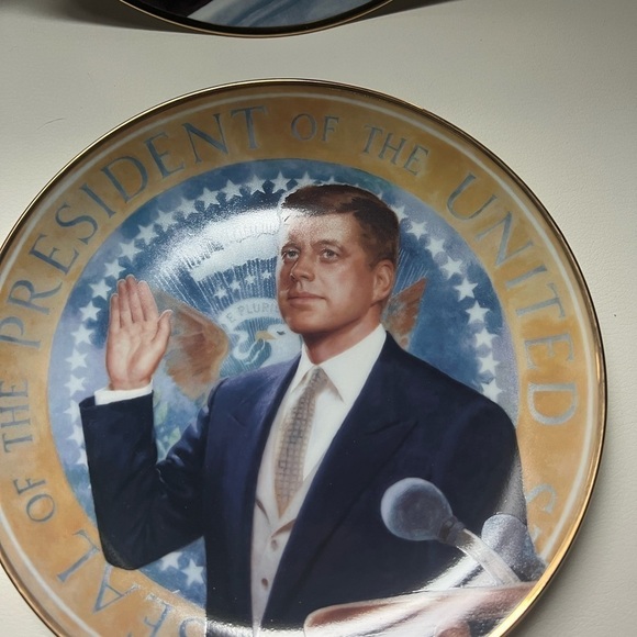 6 Franklin Mint JFK Plates - Picture 5 of 15